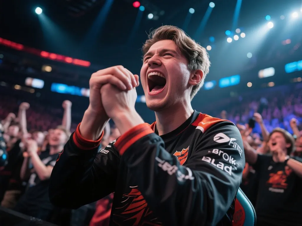 Brokenblade在电竞赛场的激情瞬间